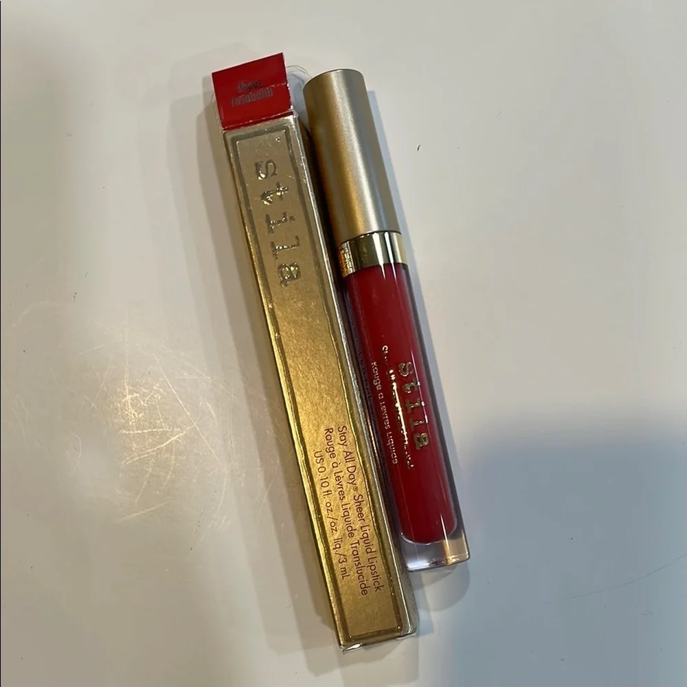 Stila Red Liquid Lipstick Vibrant Glossy Finish